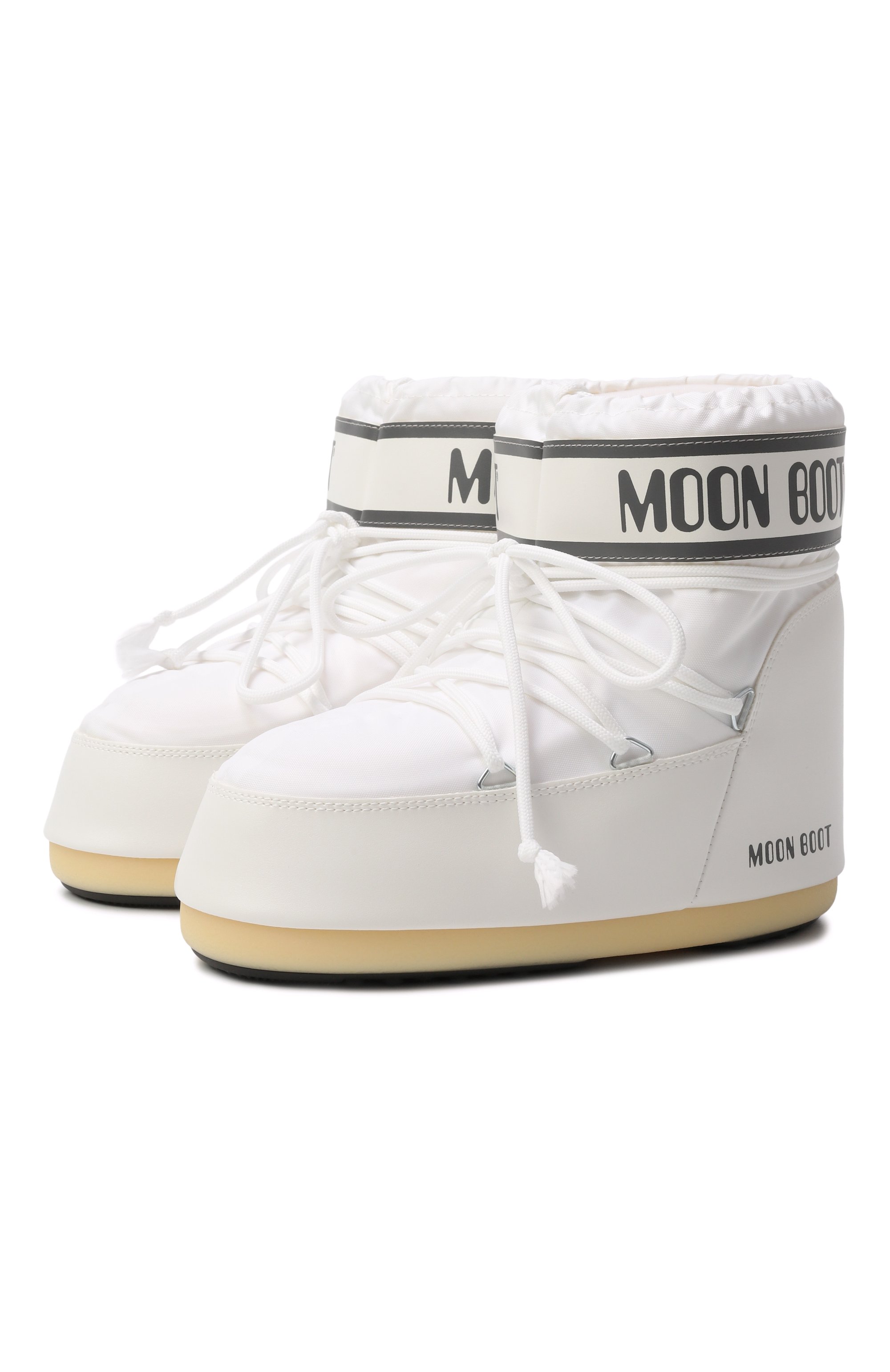 ★MOON★ Текстильные полусапоги Icon Low MOON BOOT купить в интернет
