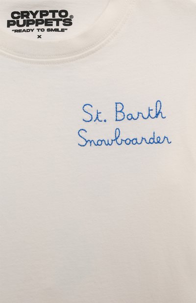 Хлопковый лонгслив MC2 SAINT BARTH молочного цвета по цене 9950 руб., арт. STBK LUT0N JR/02313G, фото 3 Хлопковый лонгслив MC2 SAINT BARTH, арт. STBK LUT0N JR/02313G, фото 3