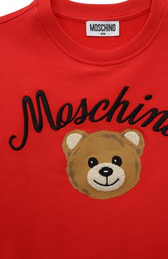 Хлопковый свитшот MOSCHINO, арт. HVF05R/LDA26/10A-14A, фото 3