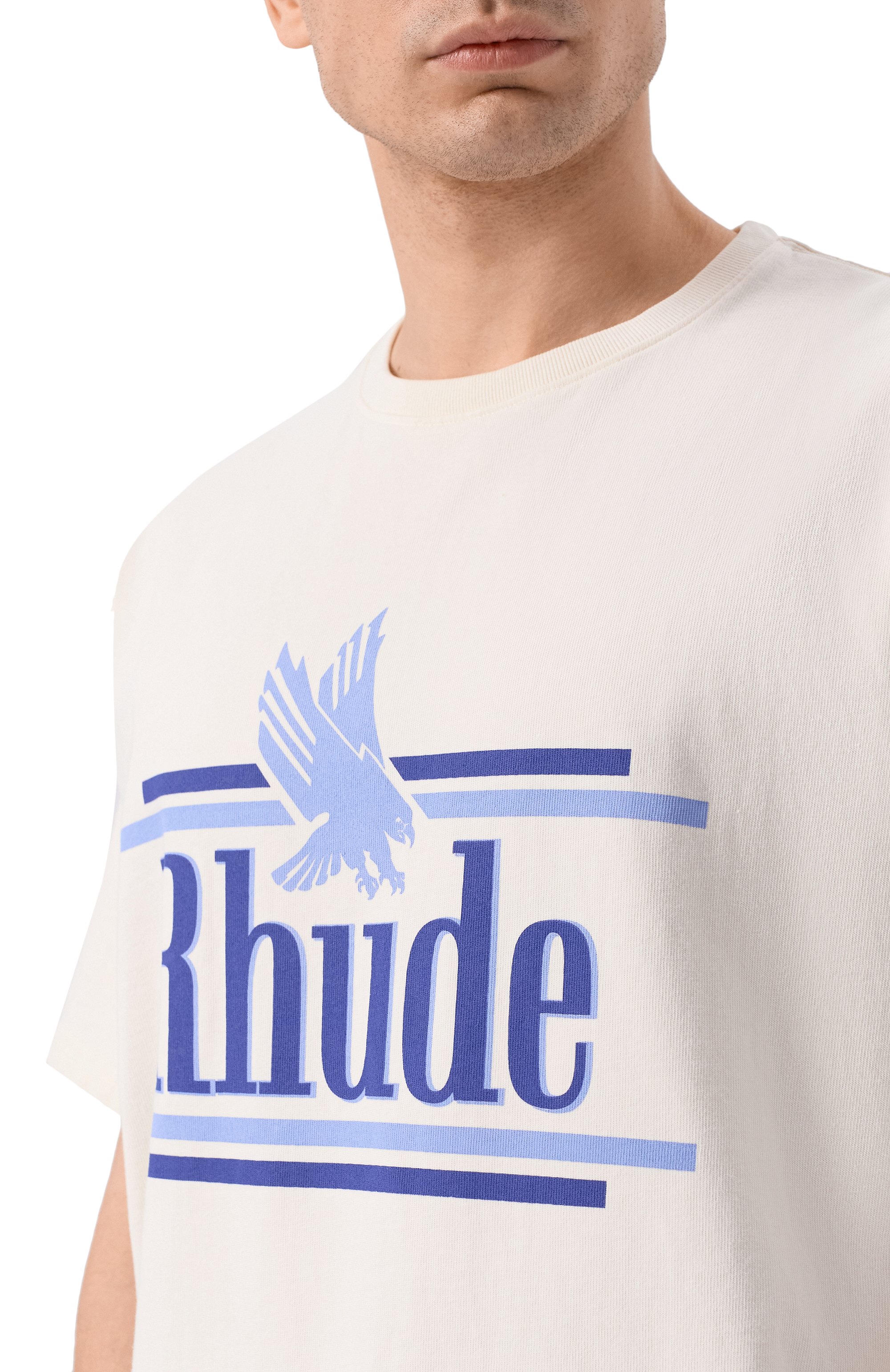 Хлопковая футболка RHUDE, арт. RHSS26TT01012, фото 5