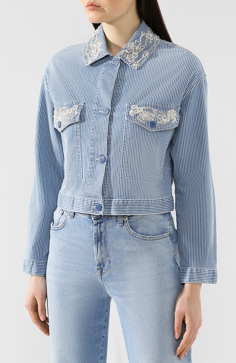 Джинсовая куртка ERMANNO ERMANNO SCERVINO, арт. 44 T CP26 JRI, фото 3