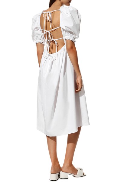 Хлопковое платье MIU MIU, арт. MF4539-10MF-F0009, фото 4