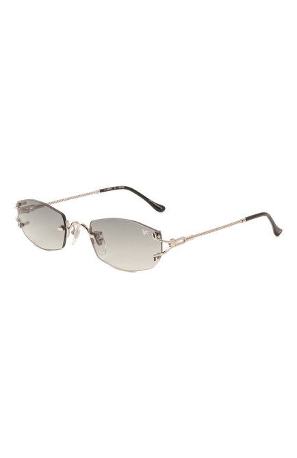 Женские солнцезащитные очки VINTAGE FRAMES зеленого цвета по цене 0 руб., арт. ASPEN 24KT WHITE G0LD/ARMY GREEN | Фото 1