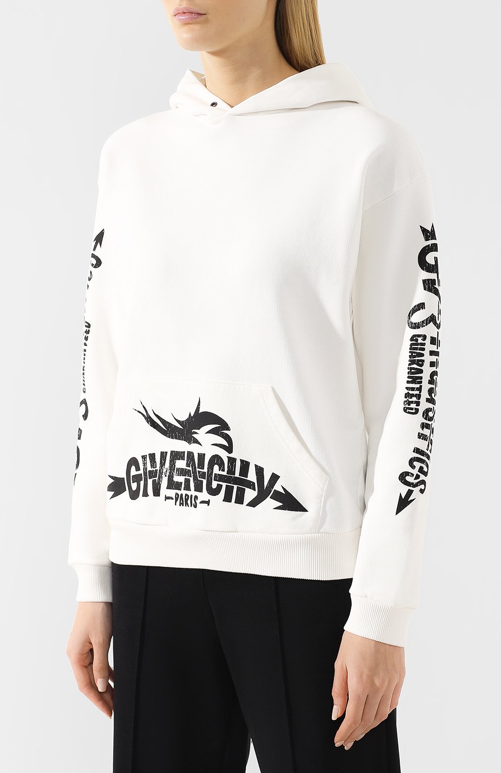 Хлопковое худи GIVENCHY, арт. BW706A3Z1P, фото 3