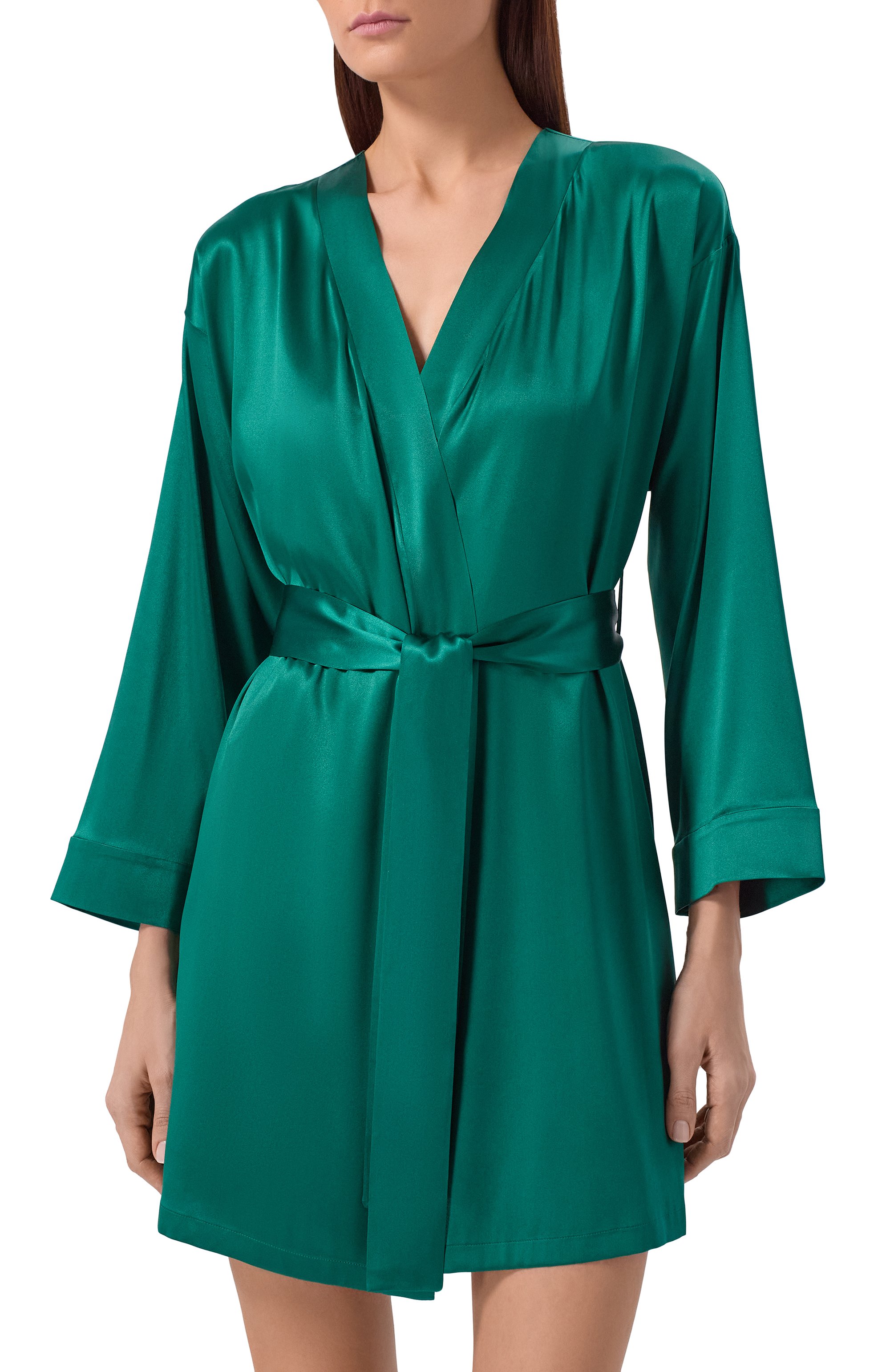 Шелковый халат I.D. SARRIERI, арт. J5361, фото 3