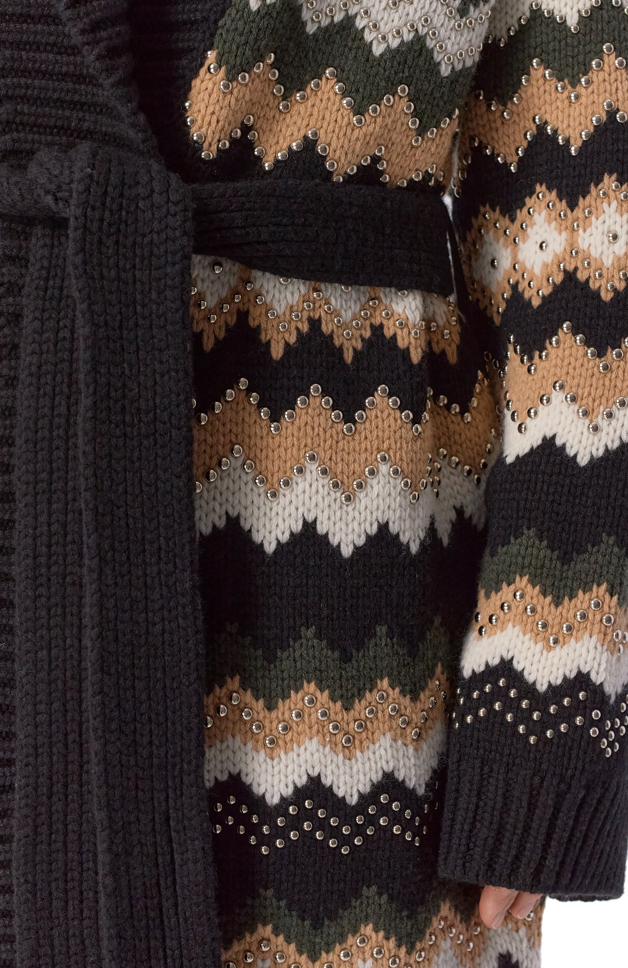 Кардиган из шерсти и кашемира ELIE SAAB, арт. J0174EF25/CK010, фото 5