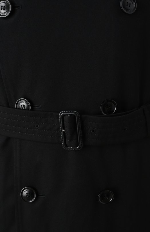 Хлопковый тренч Burberry 8079384 Чёрный  8079384 Фото 6