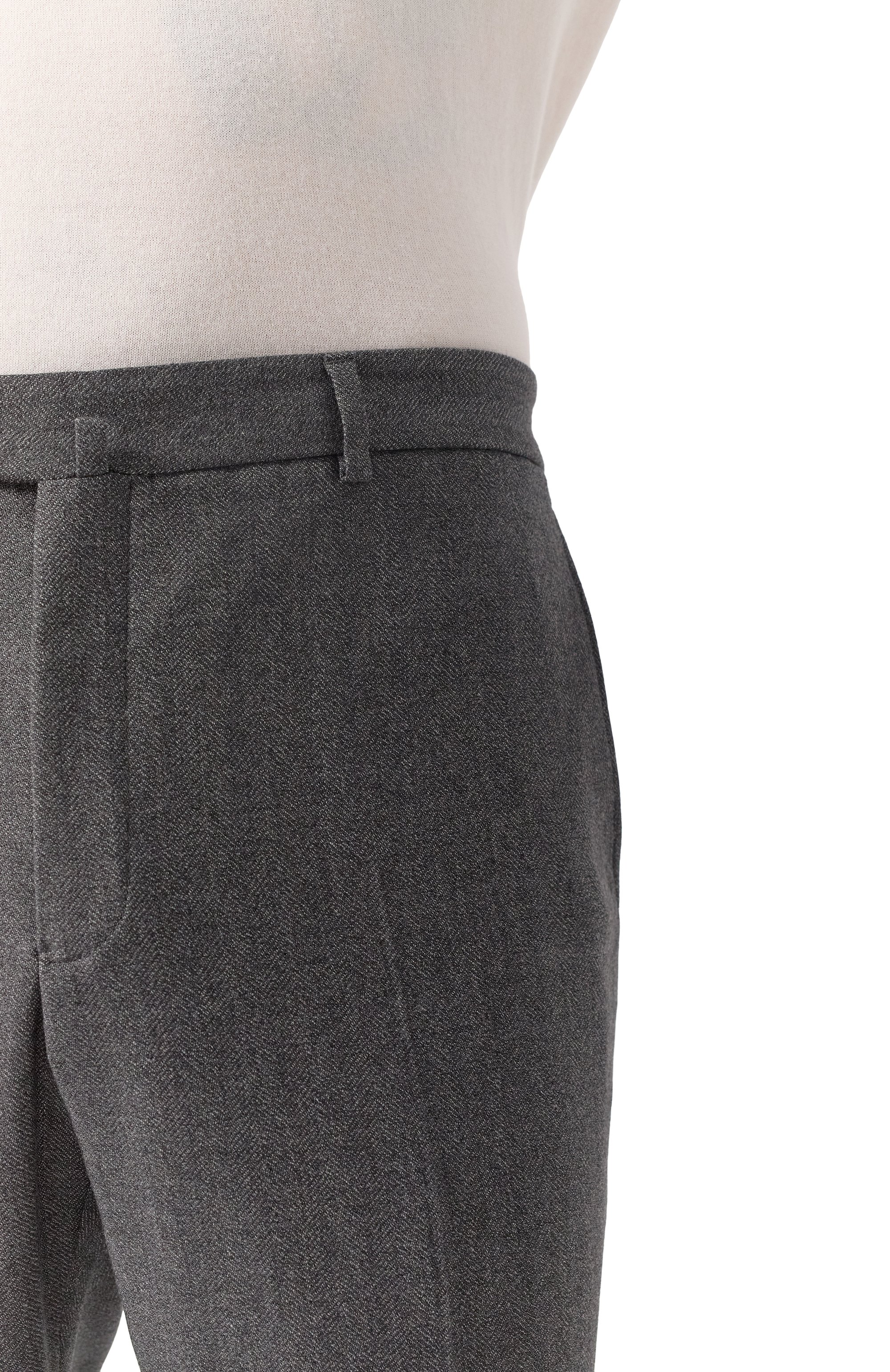 Шерстяные брюки EMPORIO ARMANI темно-серого цвета по цене 47100 руб., арт. EM000464/TE10998, фото 5 Шерстяные брюки EMPORIO ARMANI, арт. EM000464/TE10998, фото 5