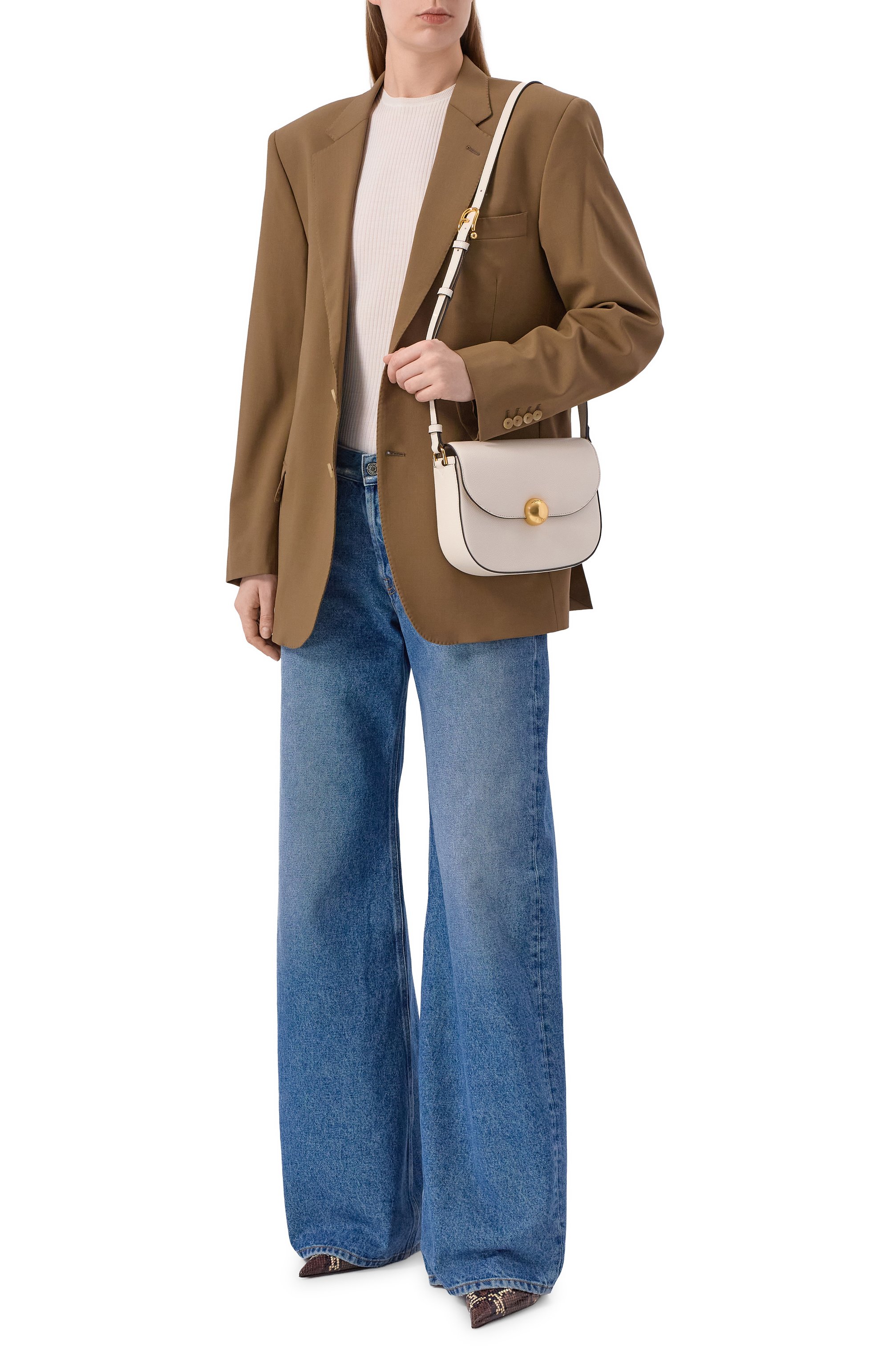 Сумка furla moonlight small FURLA кремового цвета по цене 41000 руб., арт. WB01887/BX3036, фото 7 Сумка furla moonlight small FURLA, арт. WB01887/BX3036, фото 7