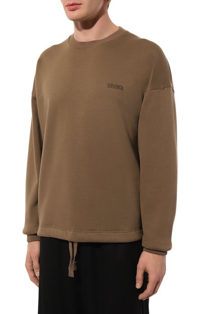 Хлопковый свитшот ZEGNA, арт. N6MGI/183, фото 3