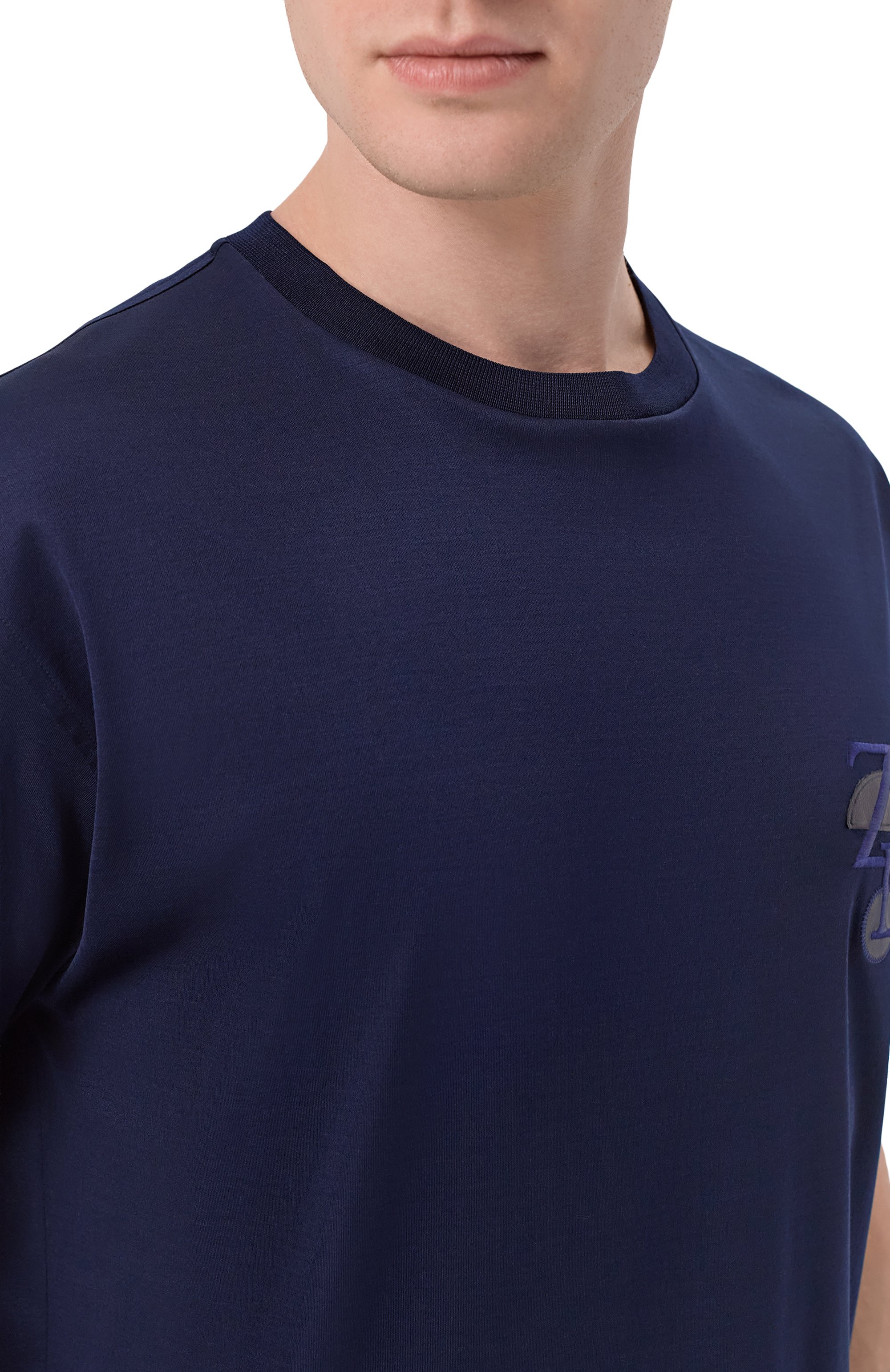 Хлопковая футболка ZILLI, арт. TSR03PM1171VZBR00, фото 5