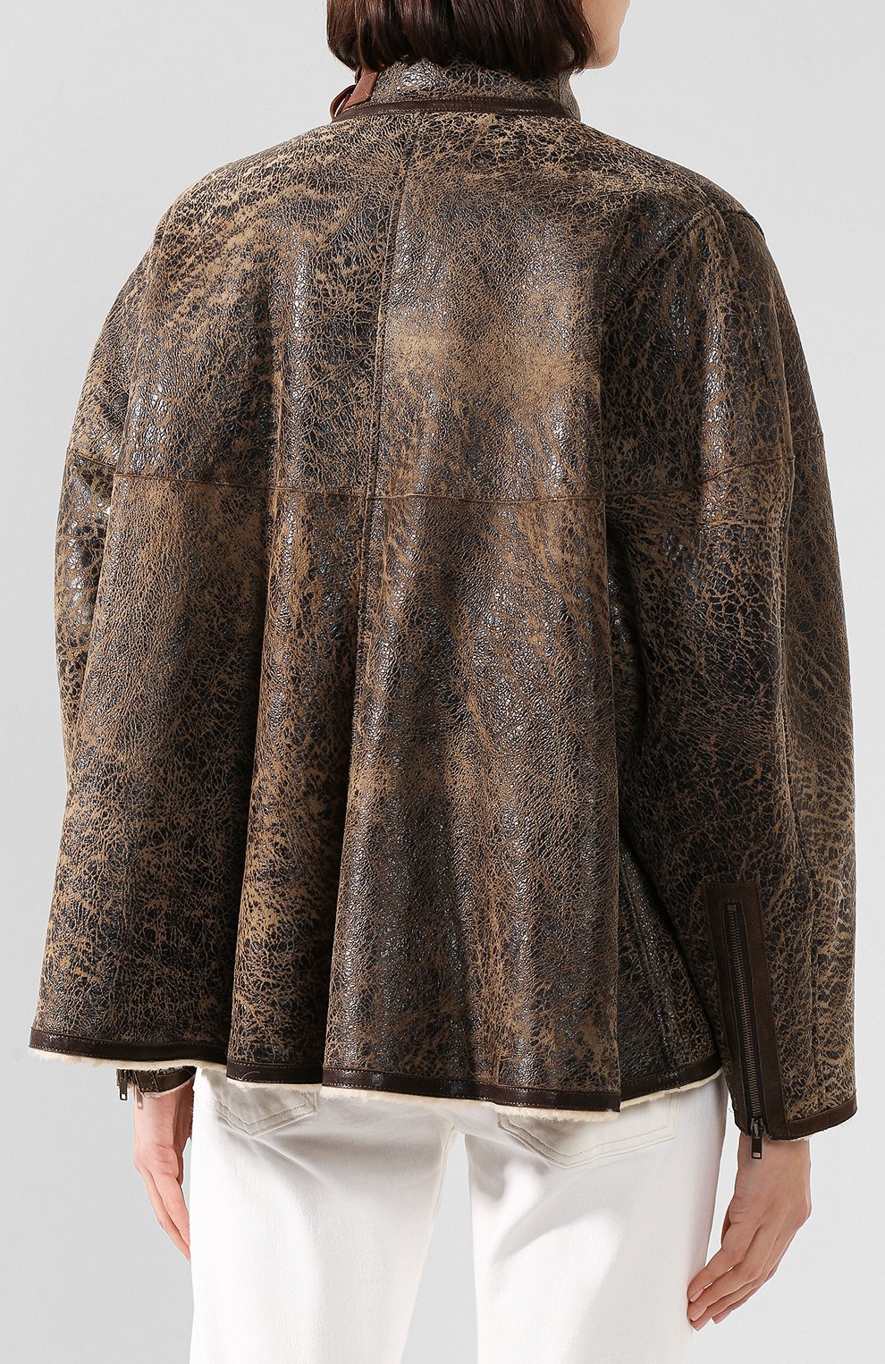 Дубленка ISABEL MARANT коричневого цвета по цене 285500 руб., арт. MA0697-19H001I/ABELINA, фото 4 Дубленка ISABEL MARANT, арт. MA0697-19H001I/ABELINA, фото 4