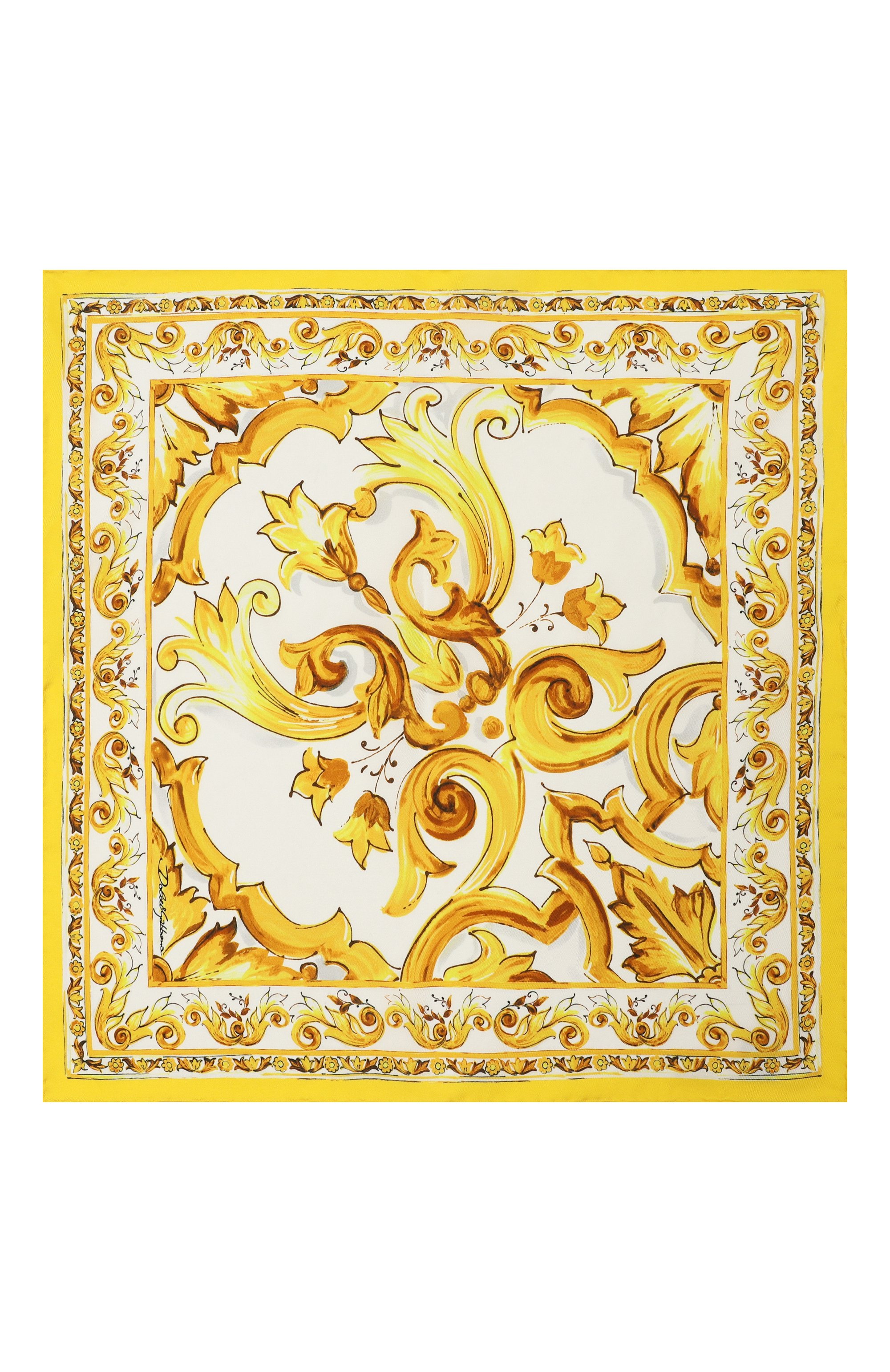 Шелковый платок DOLCE & GABBANA, арт. FN093R/GDA0Y, фото 4
