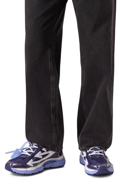 Комбинированные кроссовки be right back OFF-WHITE, арт. 0MIA295S25FAB002, фото 3