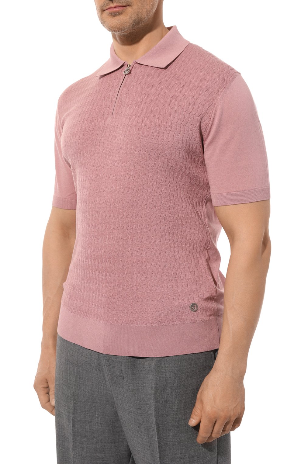 Поло из шелка и хлопка STEFANO RICCI, арт. K818066P31/F24171, фото 3