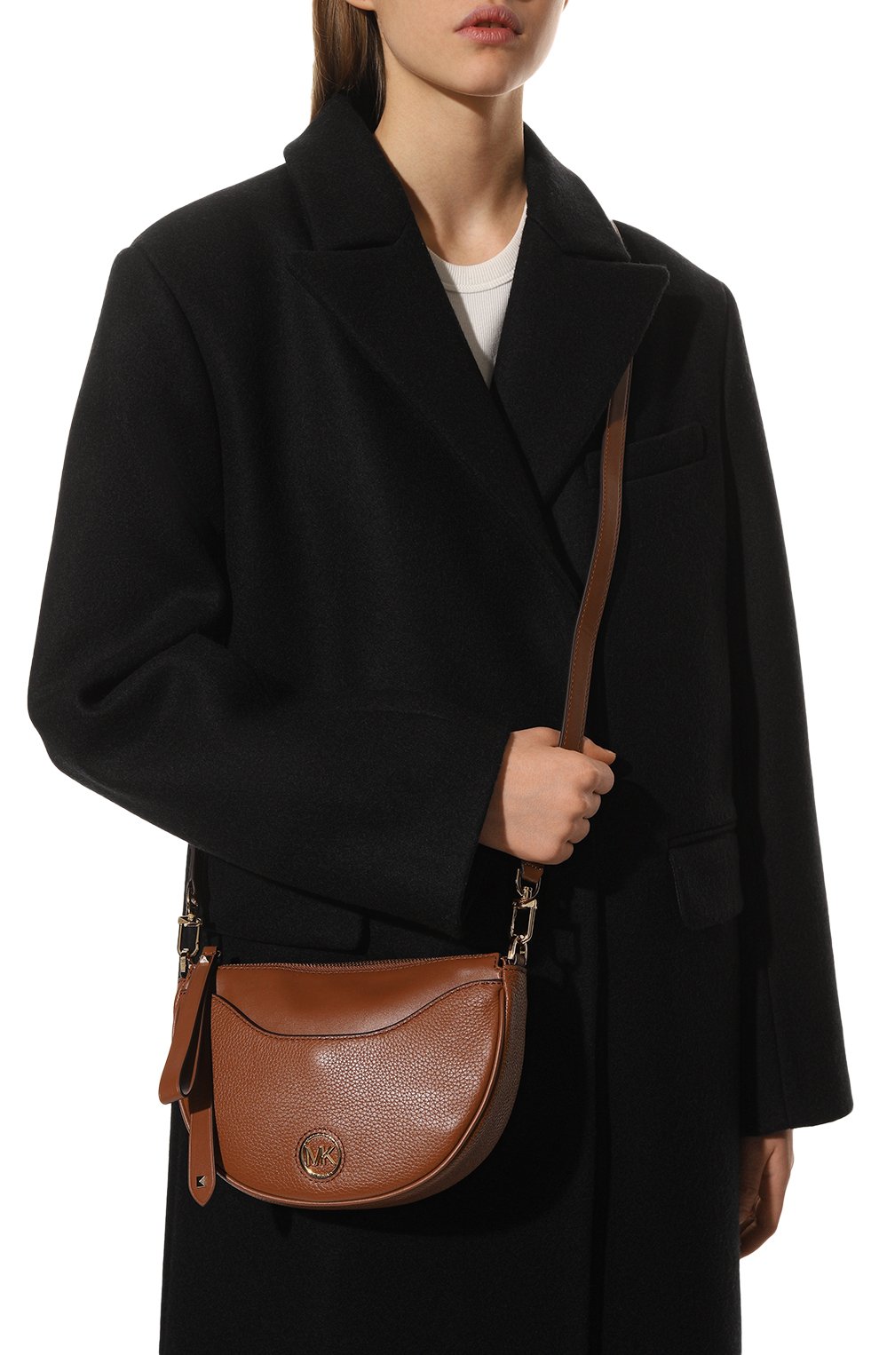 Сумка dover small MICHAEL MICHAEL KORS коричневого цвета по цене 34050 руб., арт. 32T2G4DU0L, фото 8 Сумка dover small MICHAEL MICHAEL KORS, арт. 32T2G4DU0L, фото 8