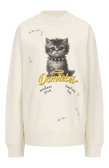 Женский хлопковый свитшот DOMREBEL, арт. KITTY PUNK SWEATSHIRT