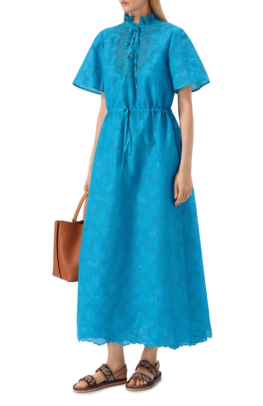 Текстильные сандалии Bribri Valentino 8W2S0NV6/ANE Коричневый  8W2S0NV6/ANE Фото 3