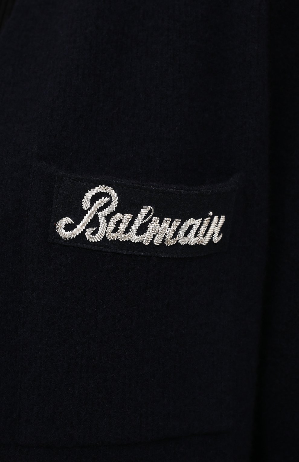 Шерстяной жакет BALMAIN темно-синего цвета по цене 238500 руб., арт. UF07849/K193, фото 5 Шерстяной жакет BALMAIN, арт. UF07849/K193, фото 5