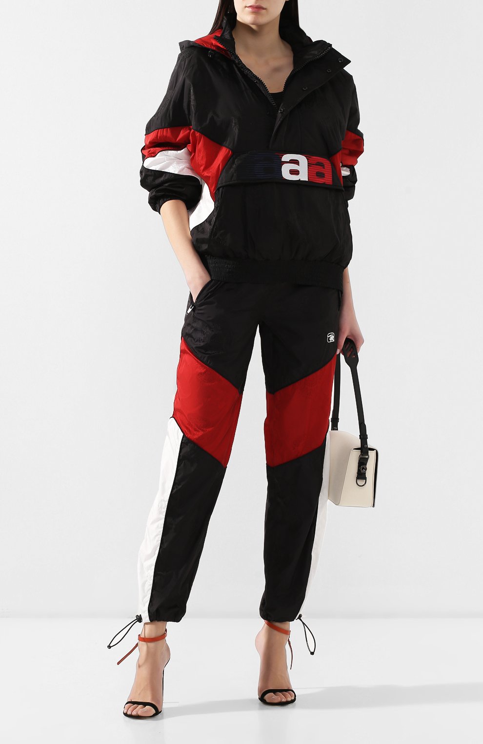Брюки с поясом на кулиске ALEXANDER WANG, арт. 1W494101F5, фото 2