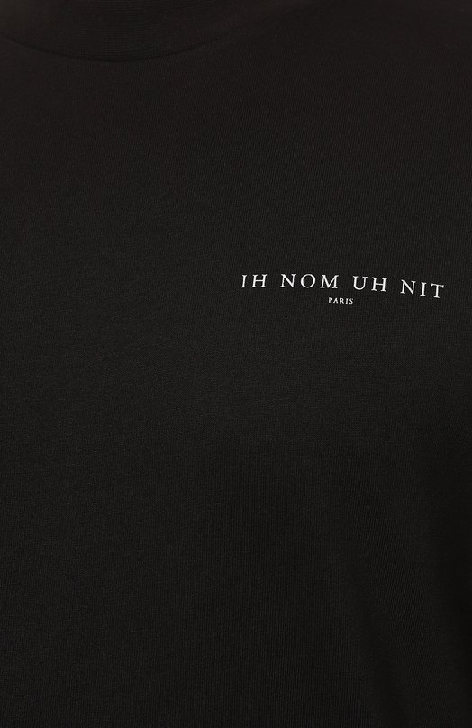Хлопковая футболка Ih Nom Uh Nit Чёрный, фото 5