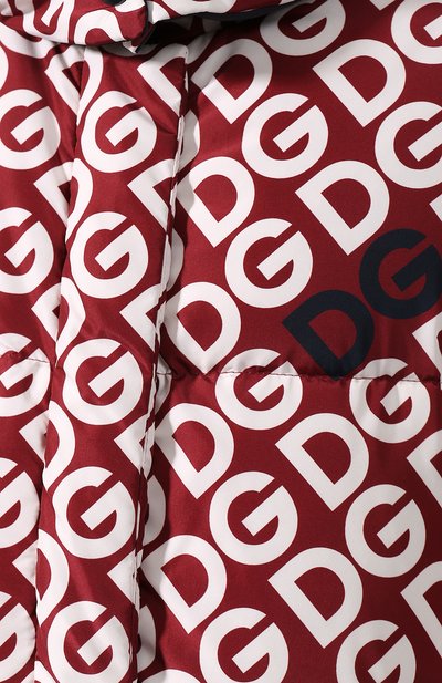 Пуховик DOLCE & GABBANA бордового цвета по цене 354000 руб., арт. F9G19T/HSMG1, фото 5 Пуховик DOLCE & GABBANA, арт. F9G19T/HSMG1, фото 5