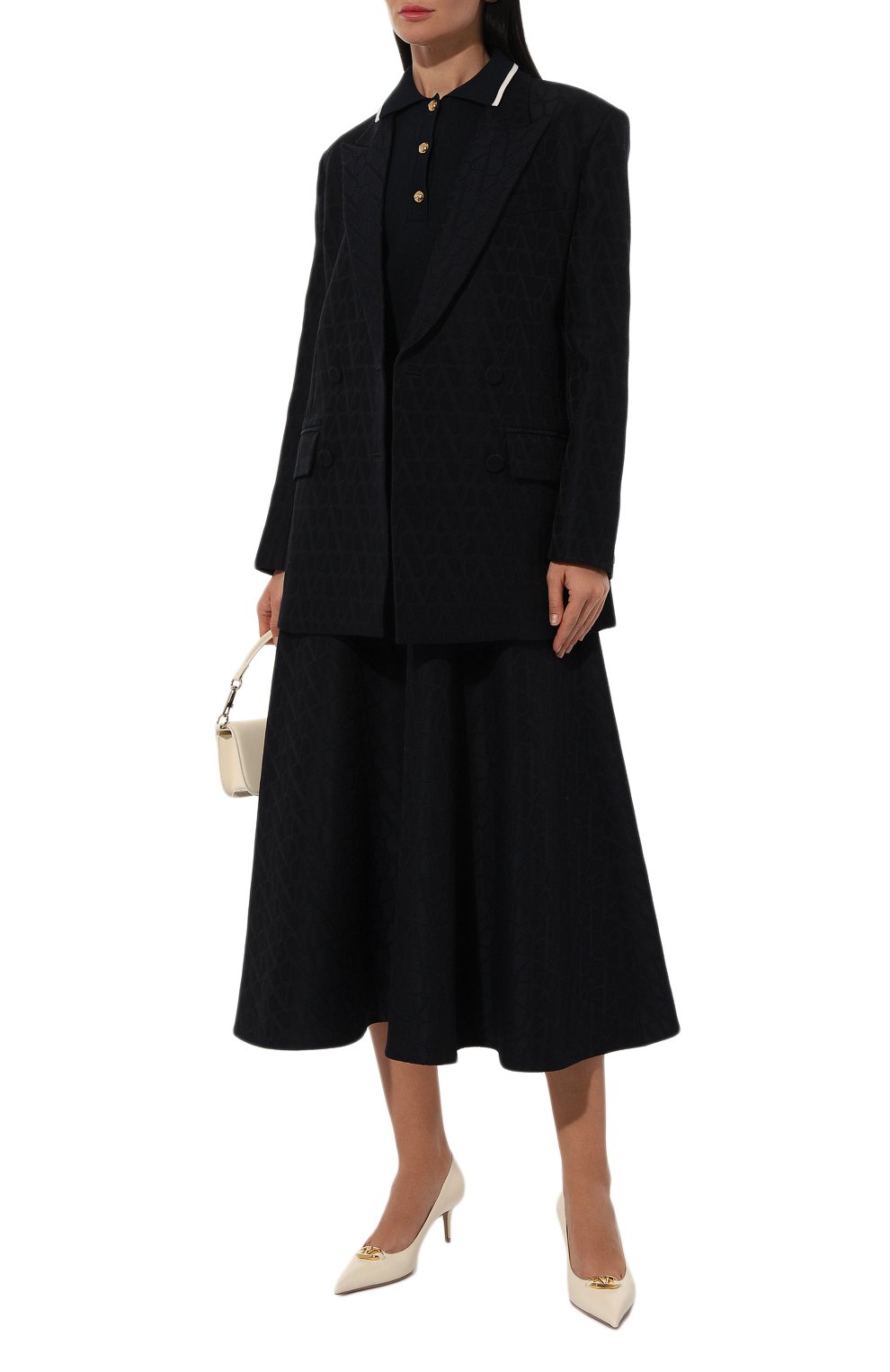 Юбка из шерсти и шелка VALENTINO, арт. 5B3RABK68G5, фото 2