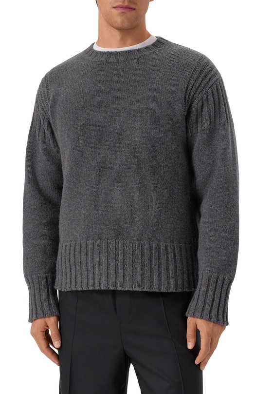 Кашемировый свитер Jil Sander J47GP0015-J13207 Серый  J47GP0015-J13207 Фото 3