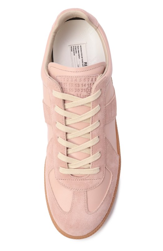 Кожаные кеды Replica Maison Margiela S57WS0236/P1895 Розовый  S57WS0236/P1895 Фото 6
