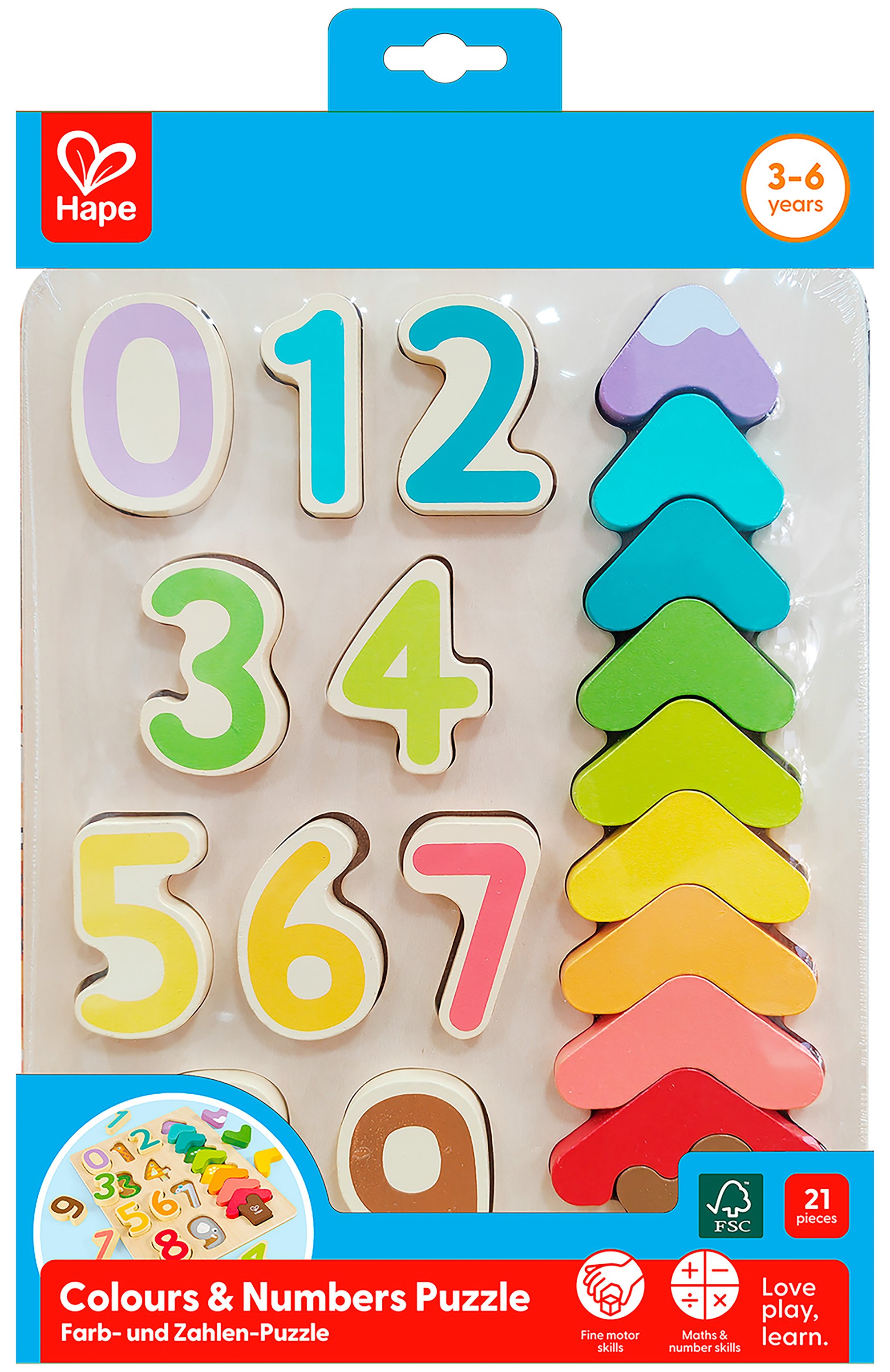 Развивающая игрушка цвета и цифры HAPE, арт. E1657_HP, фото 3