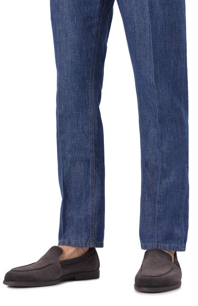 Замшевые лоферы malibu SANTONI, арт. MGAG18829SM0SRVR, фото 3