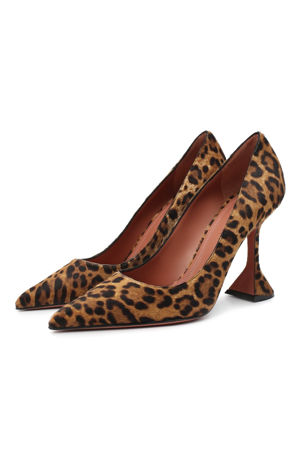 Кожаные туфли ami AMINA MUADDI, арт. AMIPUMPP0NY/P0NY LE0PARD/BLACK+BR0WN, фото 1