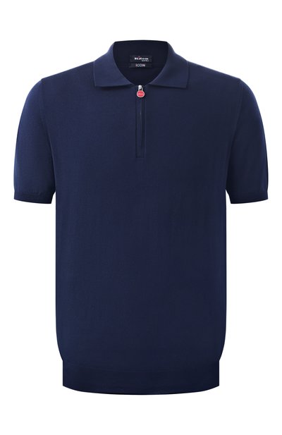Мужская хлопковое поло KITON, арт. UMKX33Z6