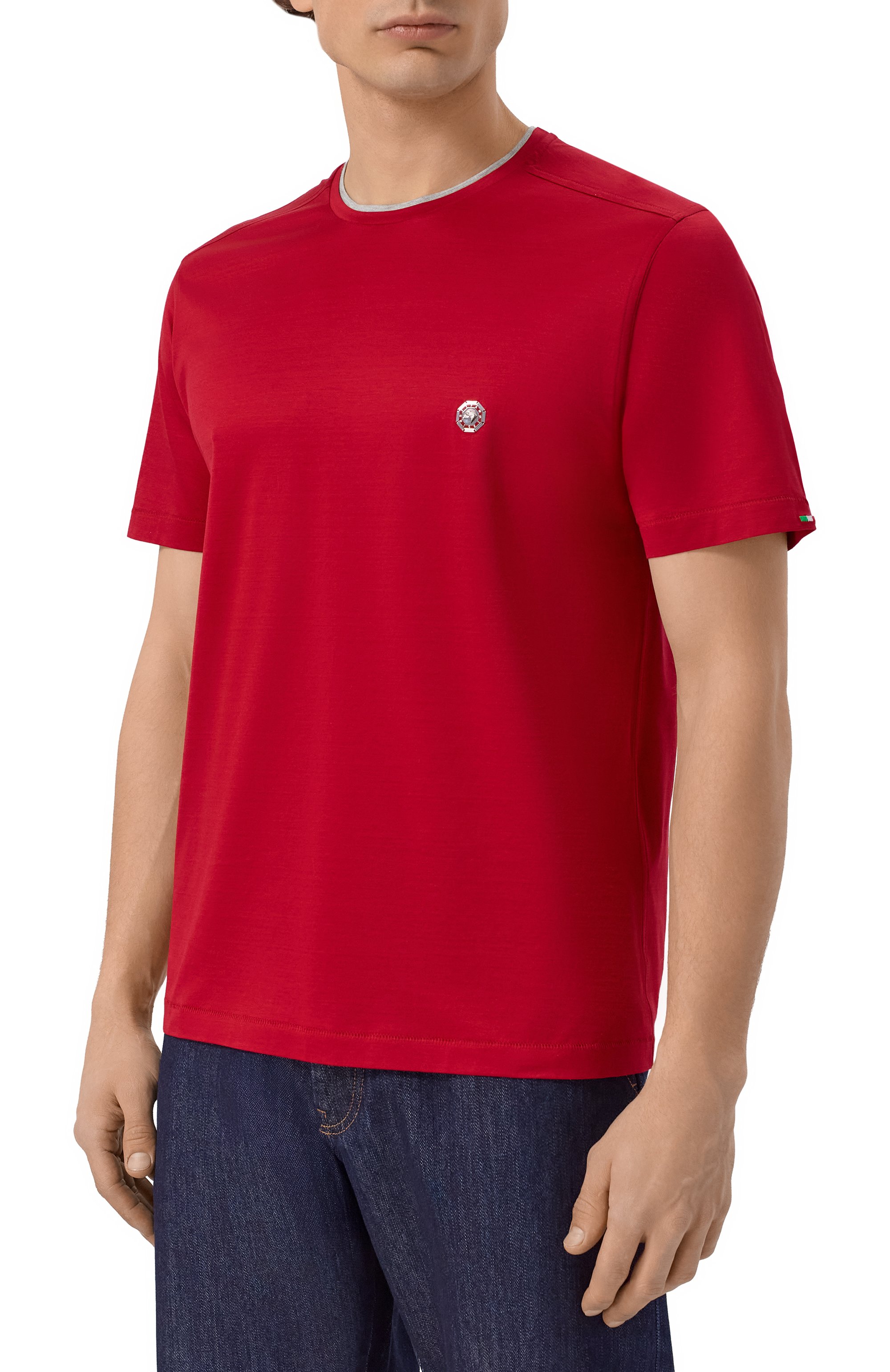 Хлопковая футболка STEFANO RICCI, арт. MNH6105000/TE0001, фото 3