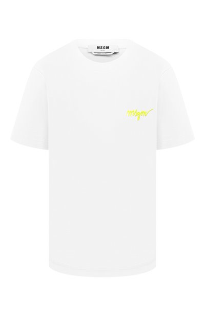 Женская хлопковая футболка MSGM, арт. 3241MDM540 227298