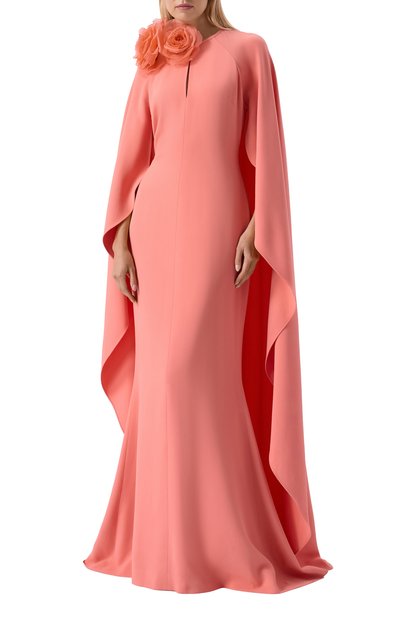 Платье из вискозы и шелка ELIE SAAB, арт. D1099ARC26/CD023, фото 2