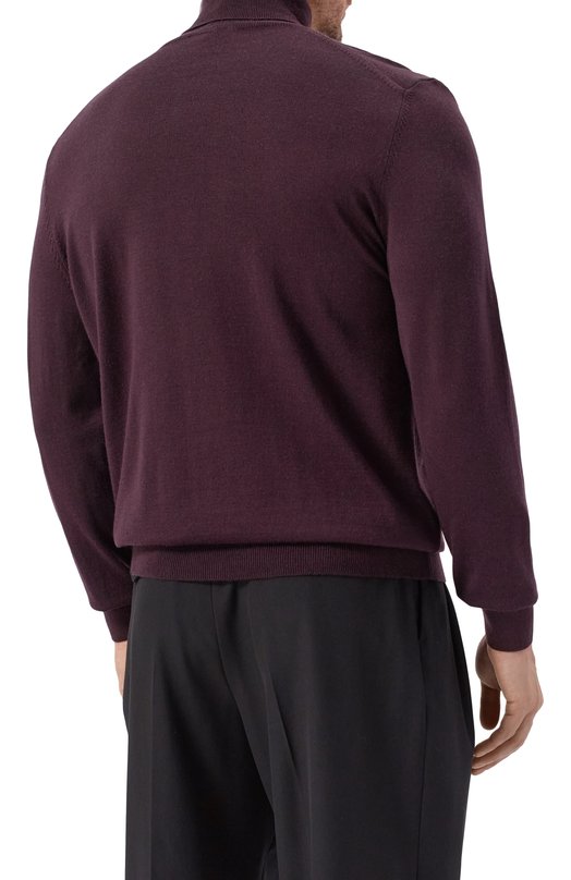 Шерстяная водолазка Van Laack VL-SAINI-F/S00176 Бордовый  VL-SAINI-F/S00176 Фото 4