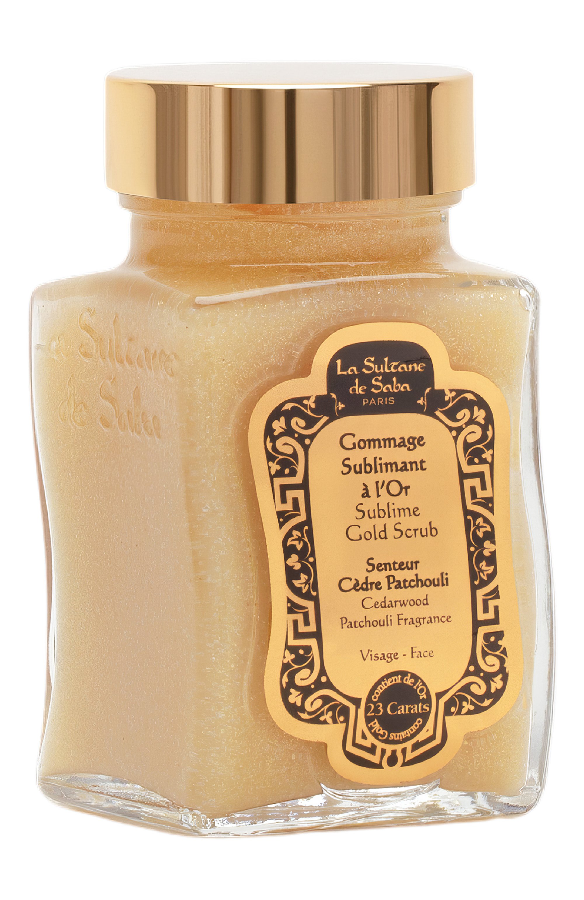 Скраб для лица c ароматом кедра и пачулей (100ml) LA SULTANE DE SABA, арт. 3700448600455, фото 2