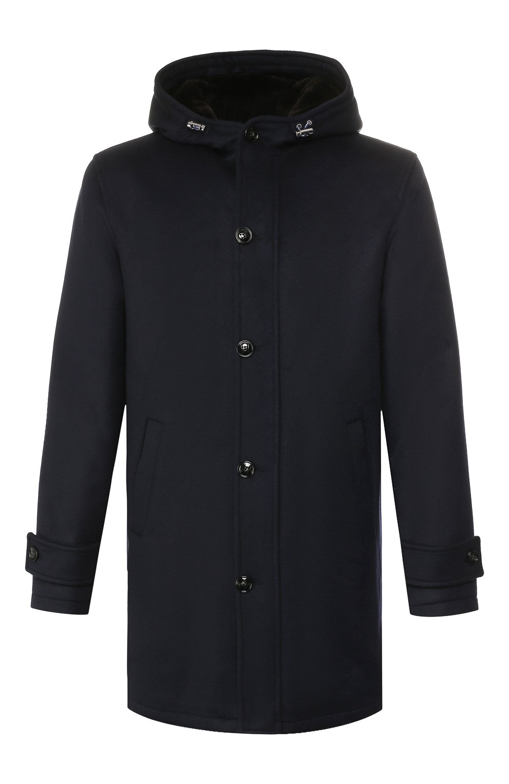 Кашемировое пальто с подкладкой из бобра KITON, арт. UW0579MV03R75, фото 1