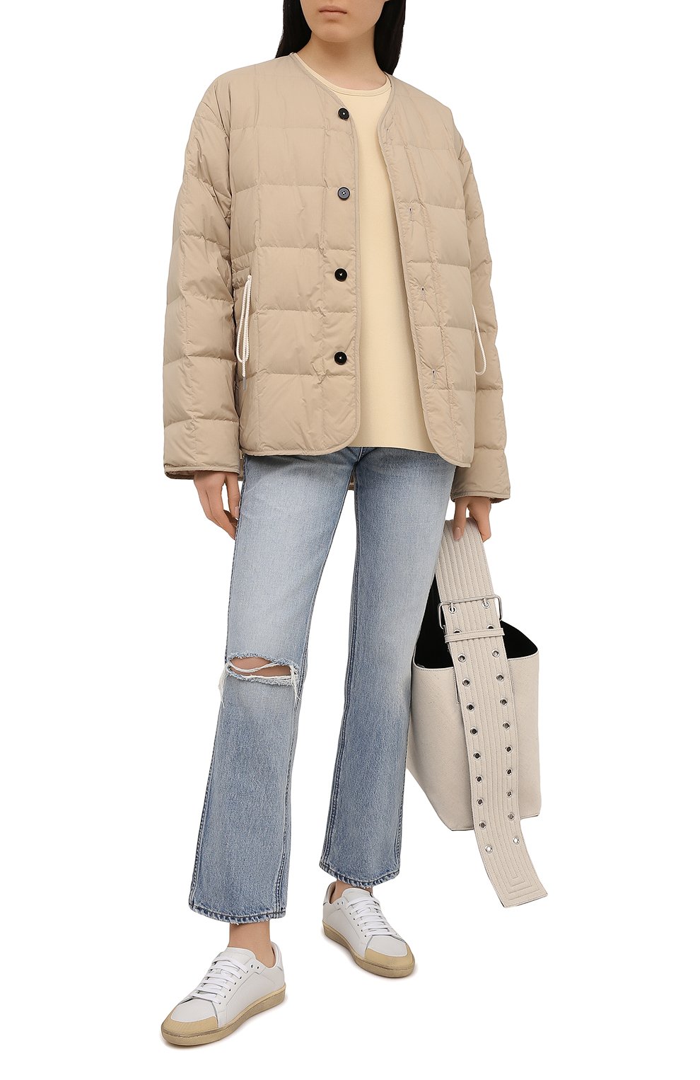 Пуховая куртка JIL SANDER бежевого цвета по цене 152000 руб., арт. JPPS440394-WS460800, фото 2 Пуховая куртка JIL SANDER, арт. JPPS440394-WS460800, фото 2