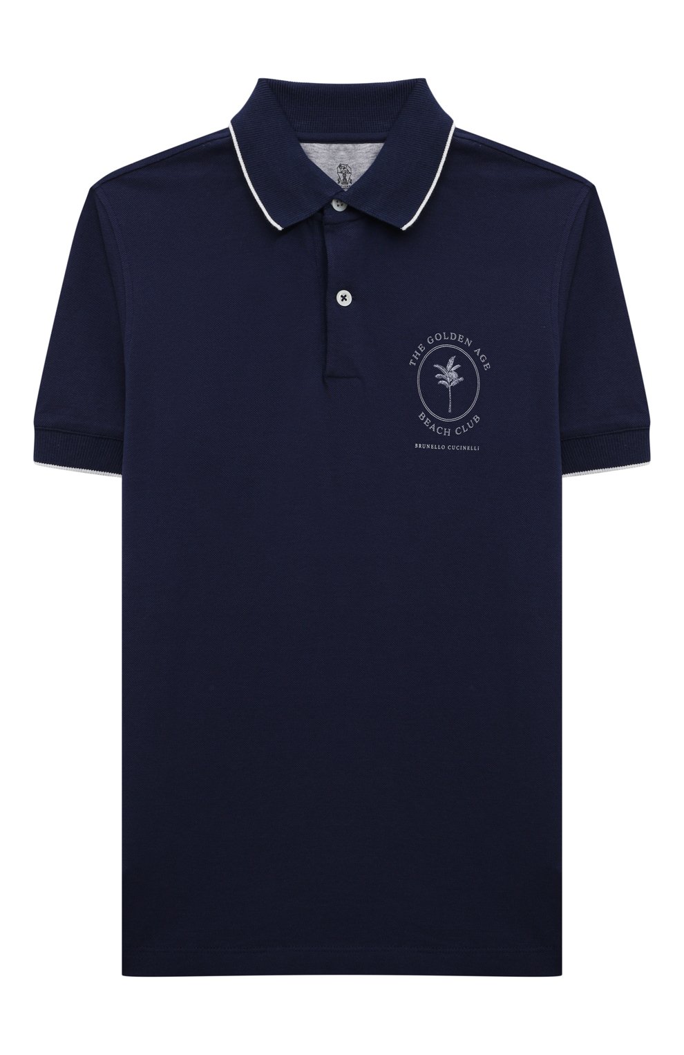 Хлопковое поло BRUNELLO CUCINELLI, арт. BE854T317C, фото 1