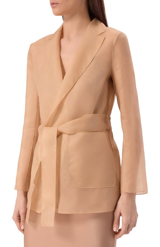 Шелковый жакет Antonelli Firenze L3887Q/256 Бежевый  L3887Q/256 Фото 3