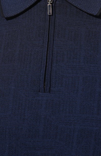 Поло из хлопка и шелка ZILLI, арт. MBZ-PZ112-REGI1/MC01, фото 5