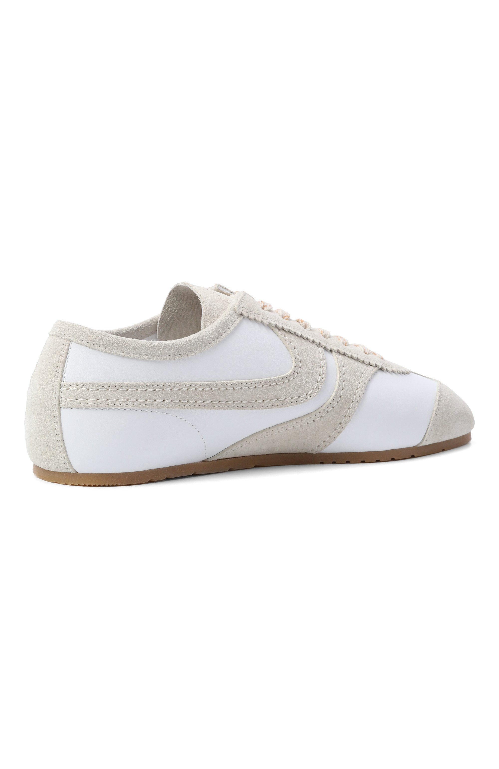 Кожаные кеды DRIES VAN NOTEN белого цвета по цене 59950 руб., арт. 021725/0117, фото 5 Кожаные кеды DRIES VAN NOTEN, арт. 021725/0117, фото 5