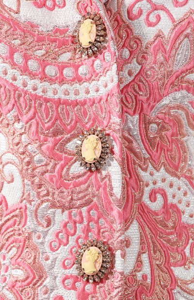 Жакет DOLCE & GABBANA светло-розового цвета по цене 432500 руб., арт. F28QTZ/HJMFW, фото 5 Жакет DOLCE & GABBANA, арт. F28QTZ/HJMFW, фото 5