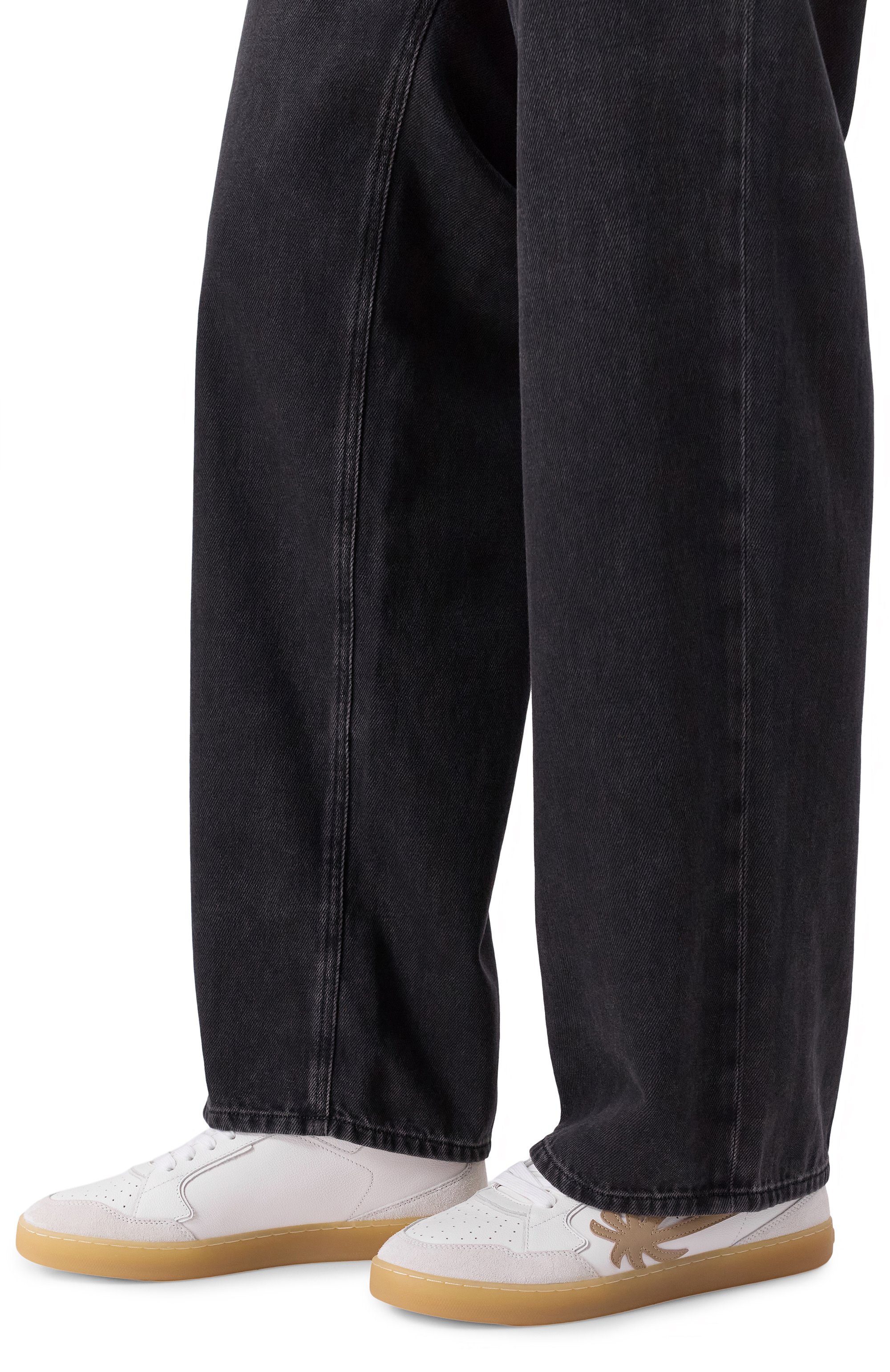 Кожаные кеды new palm 1 PALM ANGELS белого цвета по цене 42900 руб., арт. PMIA099F25LEA001, фото 3 Кожаные кеды new palm 1 PALM ANGELS, арт. PMIA099F25LEA001, фото 3