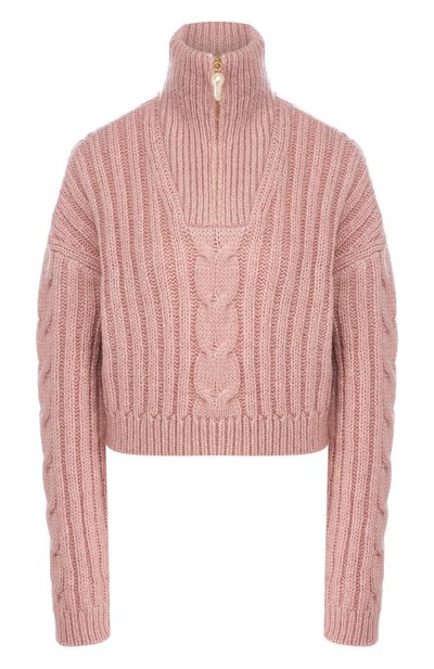 Женский свитер NANUSHKA, арт. ERIA_PALE PINK_CABLE KNIT