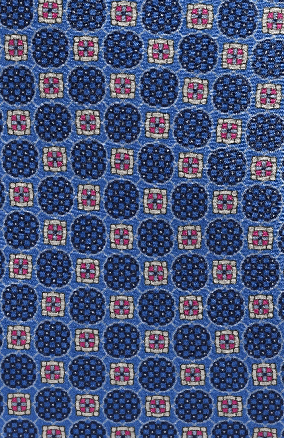 Шелковый галстук CANALI синего цвета по цене 19950 руб., арт. 18/HS03950, фото 4 Шелковый галстук CANALI, арт. 18/HS03950, фото 4