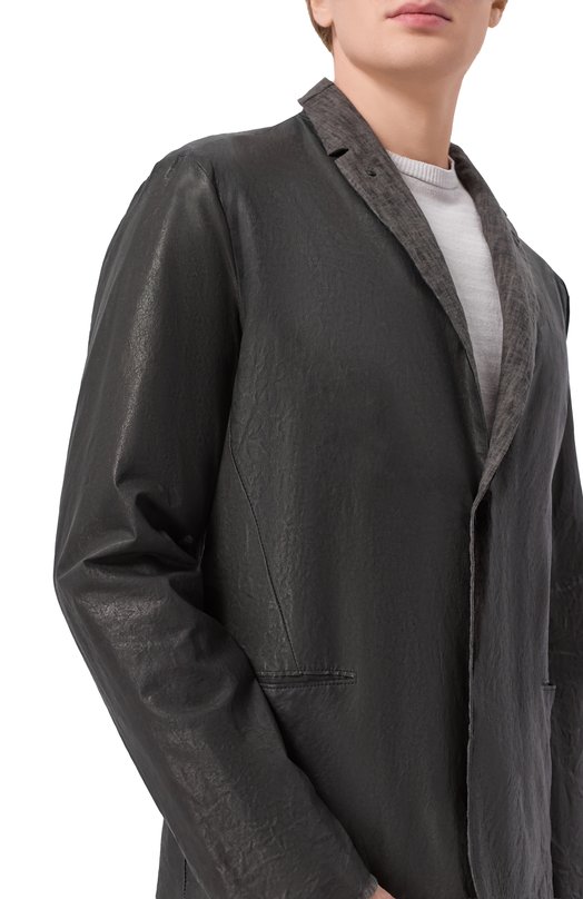 Кожаный пиджак Transit CFUTRCP250 Чёрный  CFUTRCP250 Фото 5