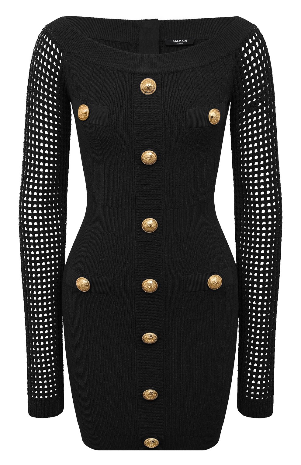 Платье из вискозы BALMAIN, арт. AF0R8398KE17, фото 1
